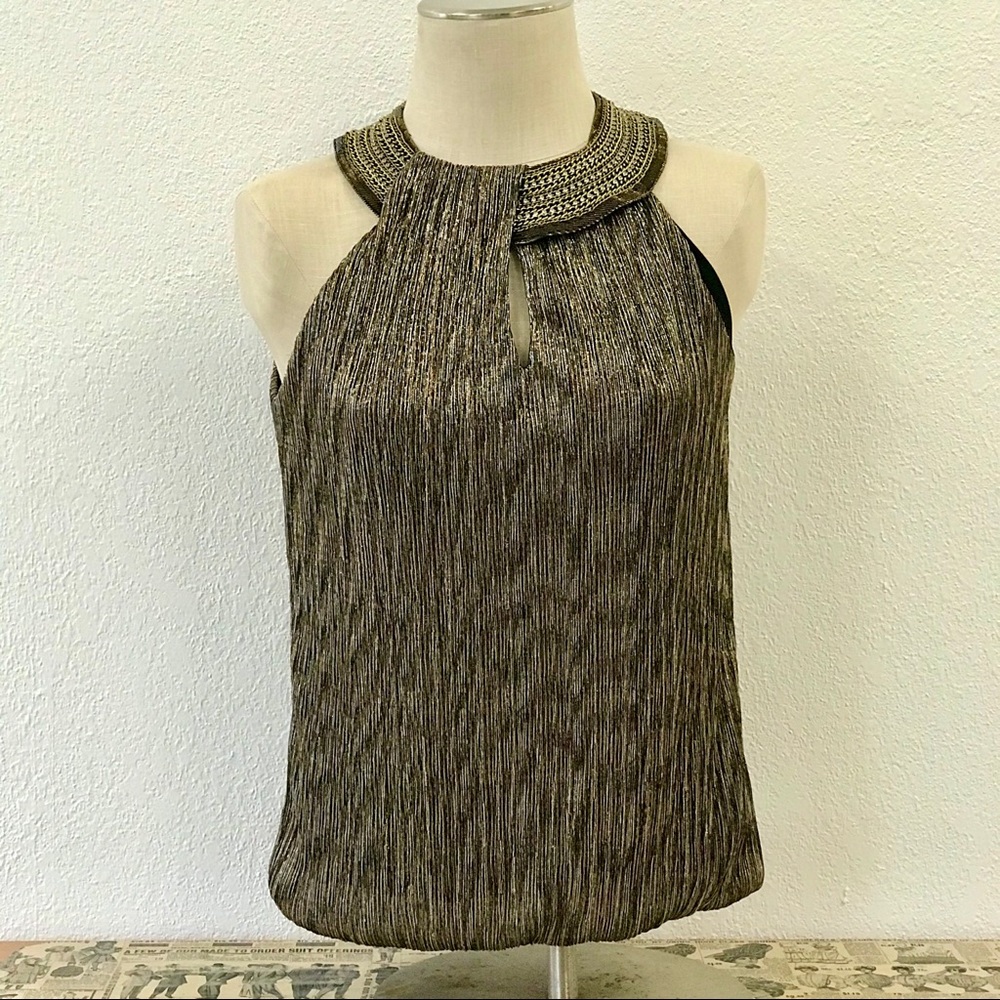 Alfani Sleeveless Cleopatra Top Size M Jeweled